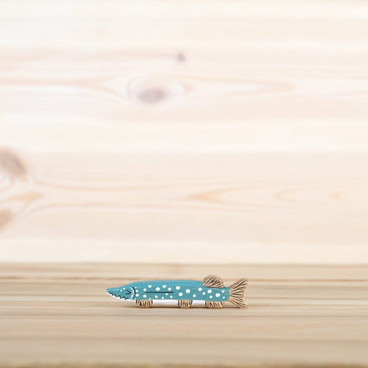Wooden pickerel toy