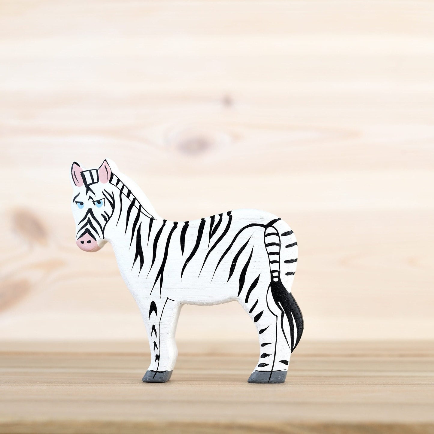 Wooden Zebra Toy