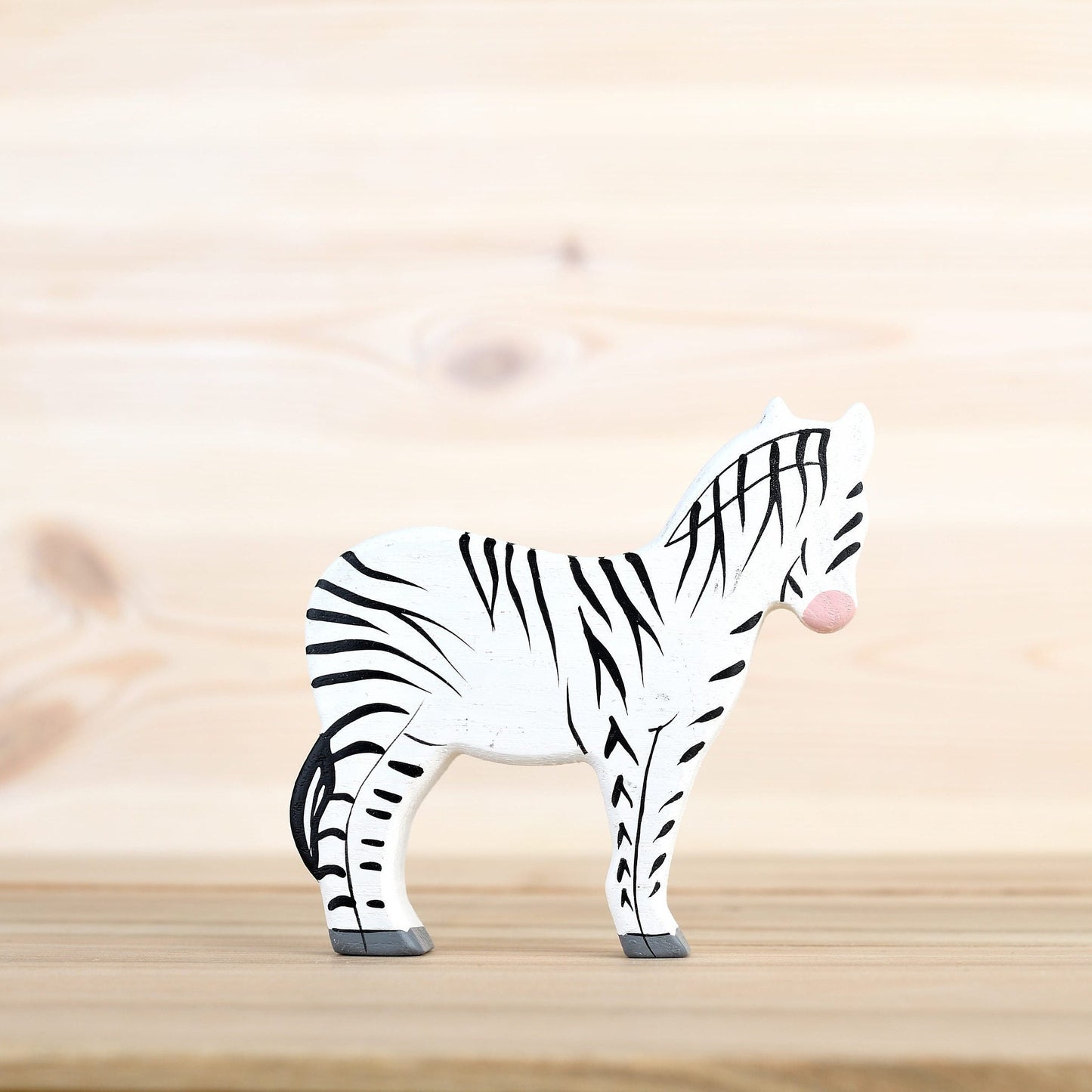Wooden Zebra Toy