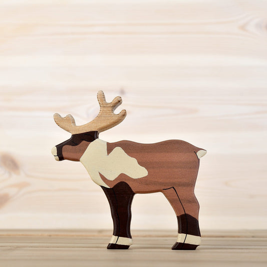 Wooden Reindeer Toy