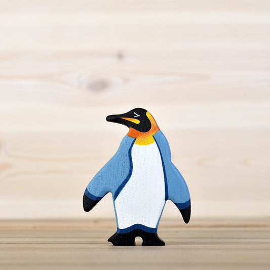 Wooden King Penguin Toy