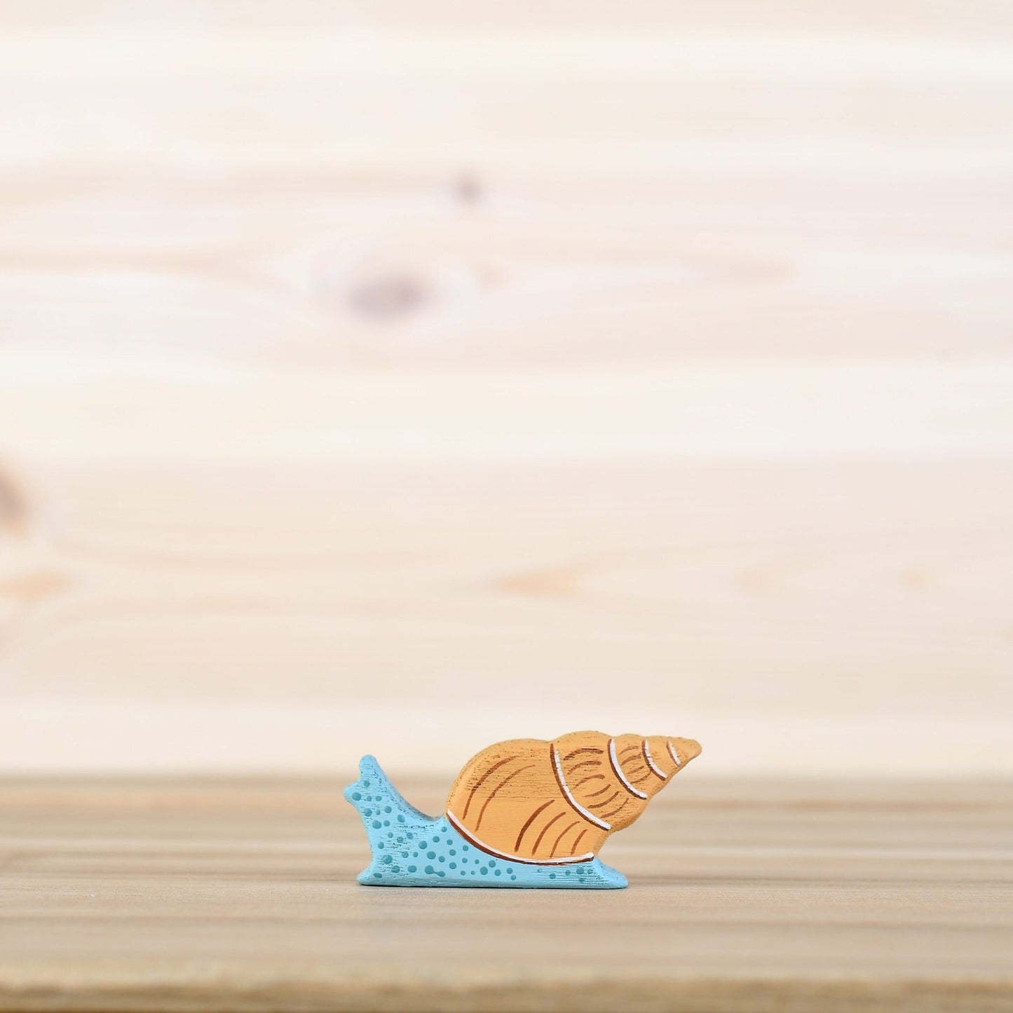 Wooden Sea Snail Toy