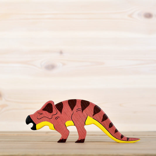 Wooden Protoceratops Toy