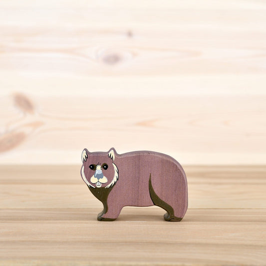 Wooden Wombat Toy