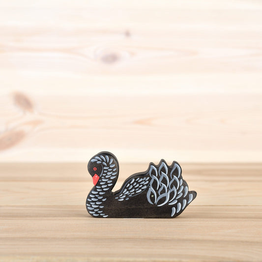 Wooden Black Swan Toy