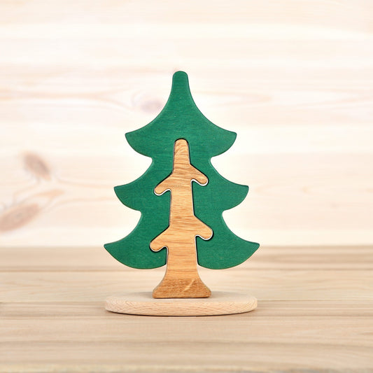 Wooden Pine tree