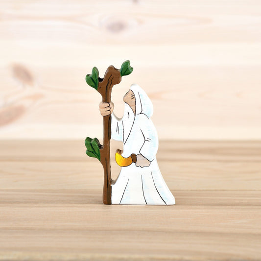 Wooden Druid figurine