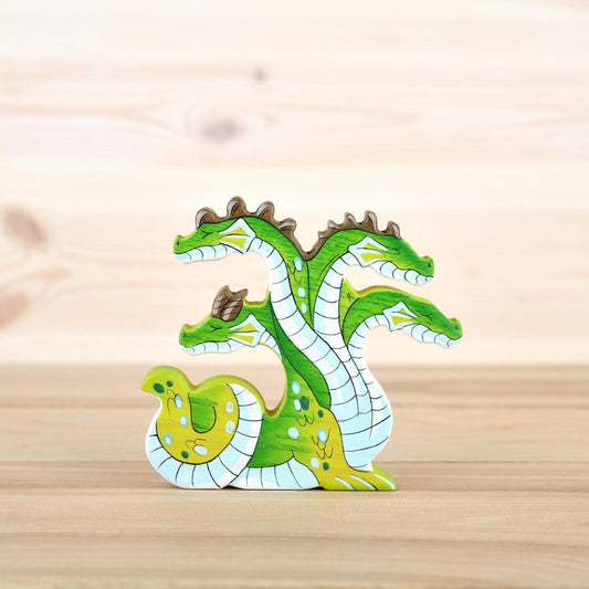 Wooden Hydra figurine