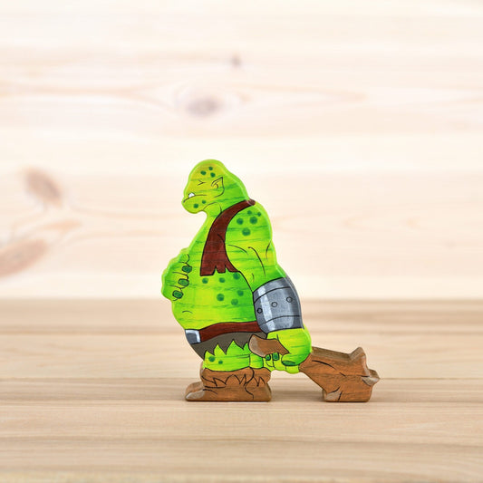 Wooden Goblin figurine