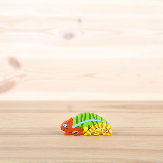 Wooden Chameleon toy