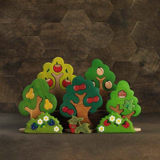 Big Fruit Tree puzzle set (5 pcs)