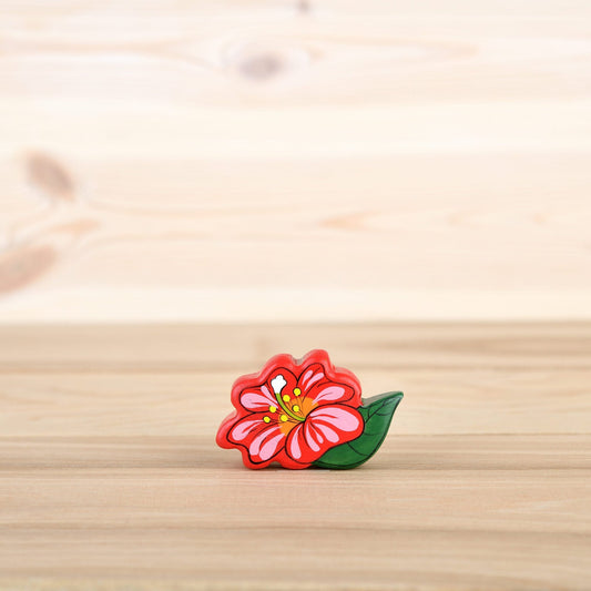 Wooden Red Flower Toy