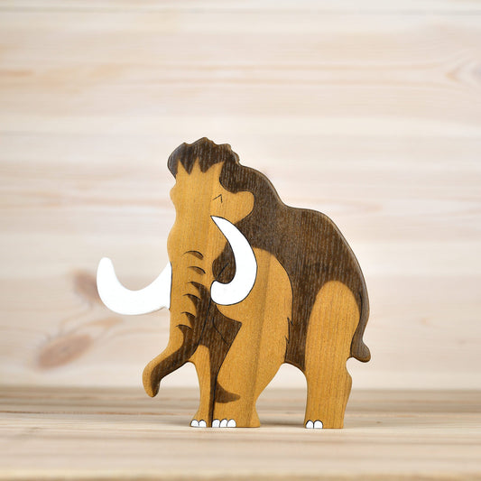 Wooden Mammoth Toy