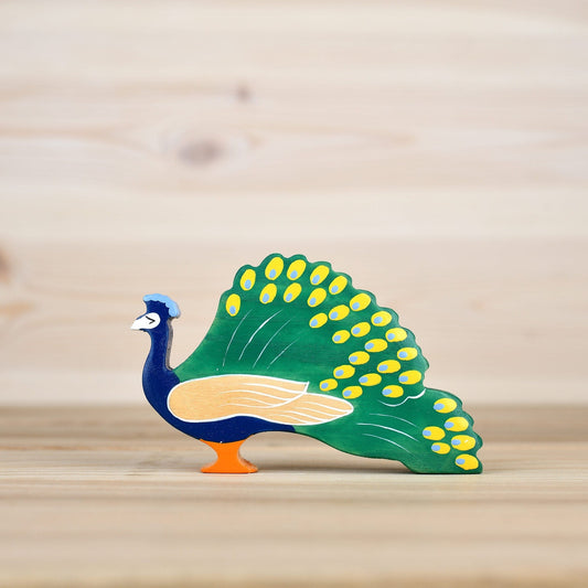 Wooden Peacock Toy