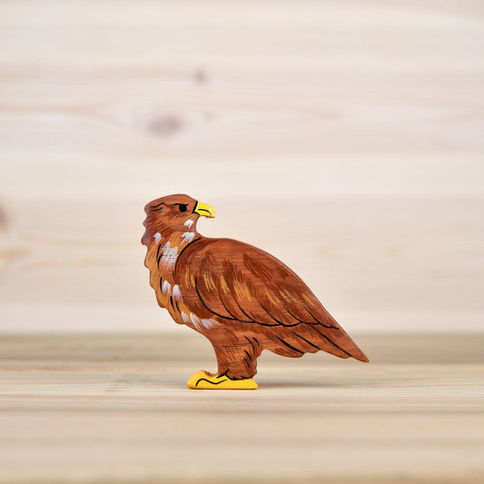 Wooden Brown Eagle Toy