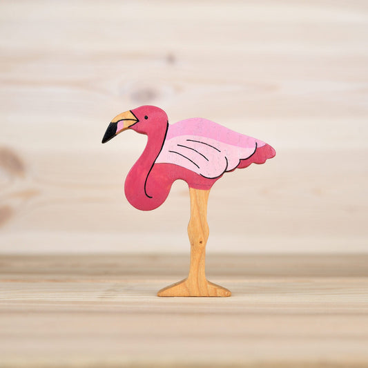 Wooden Flamingo Toy