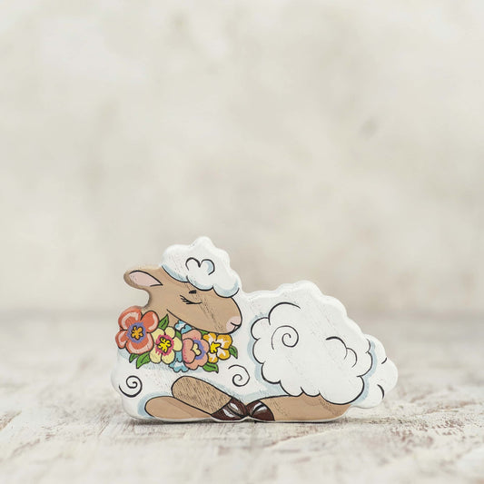 Wooden Easter Lamb toy