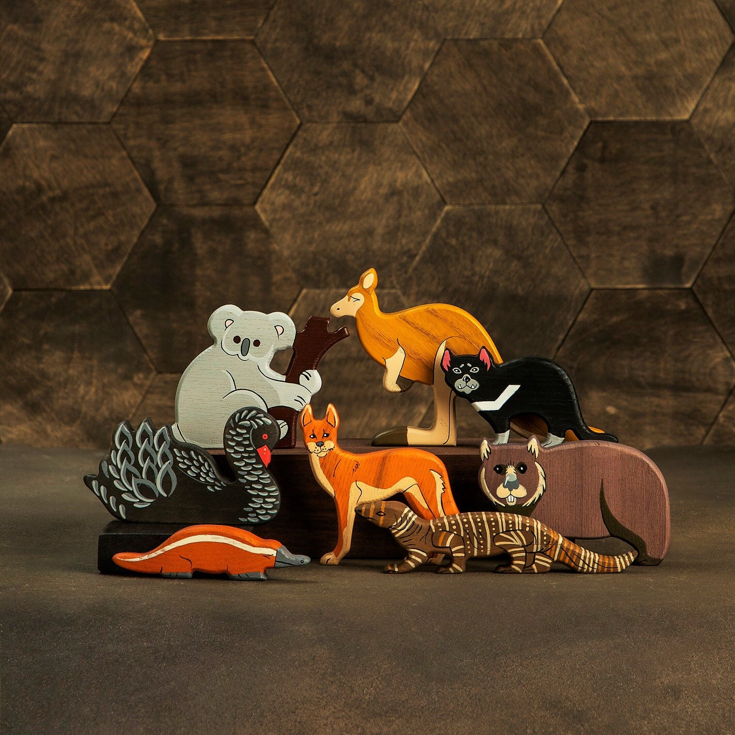 Australian animals set (8pcs) Animal figurines