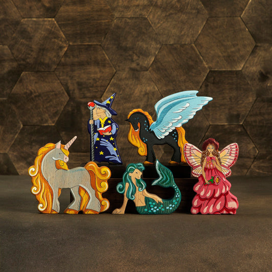 Wooden Fairy Set