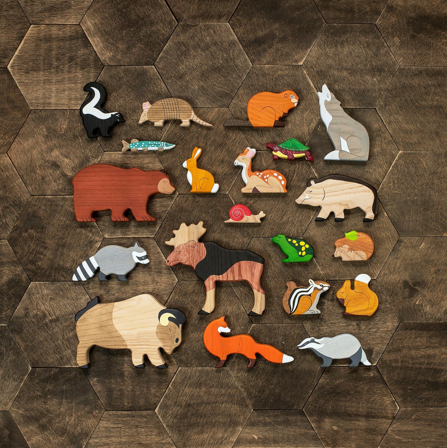 Wooden Snail toy