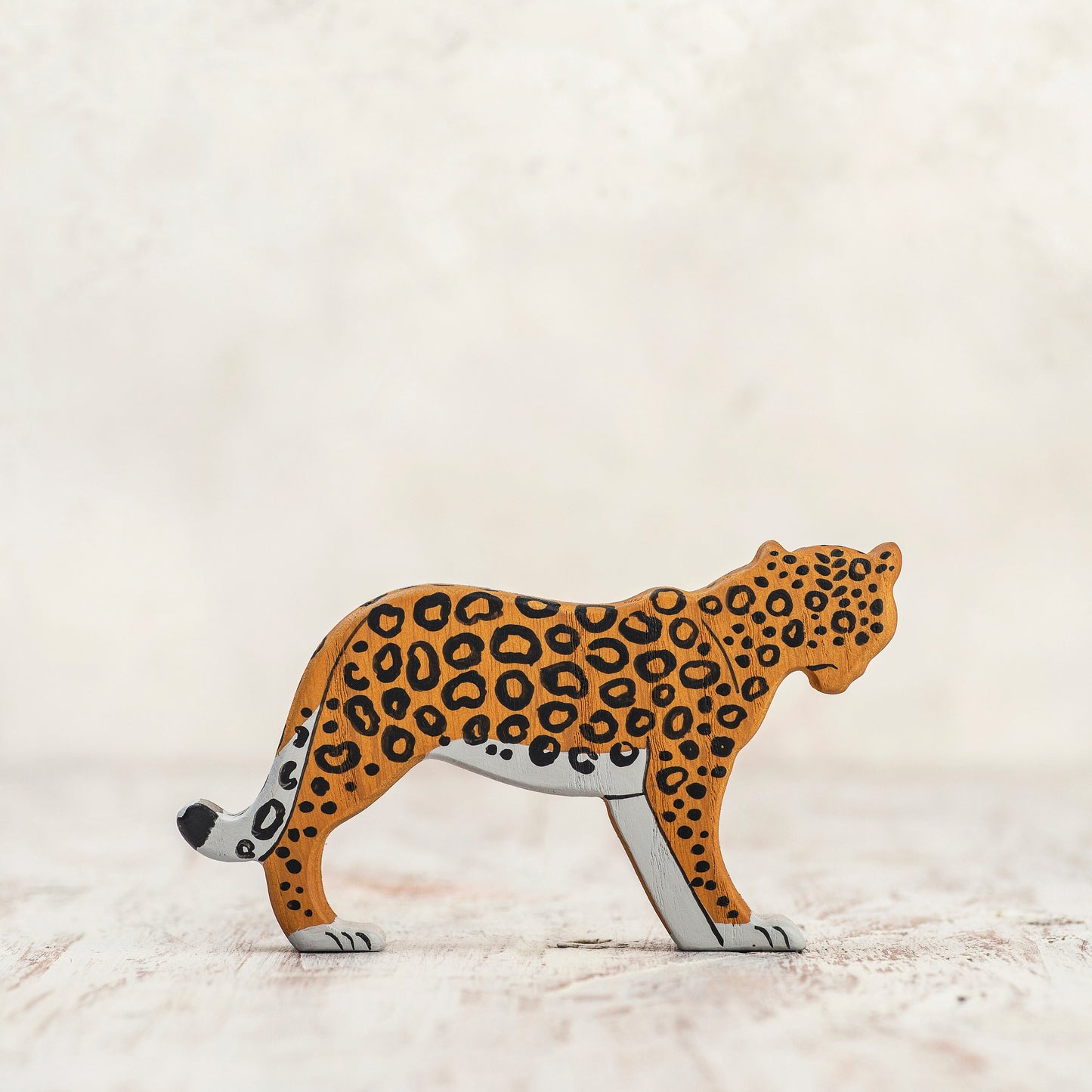 Wooden Cheetah Toy