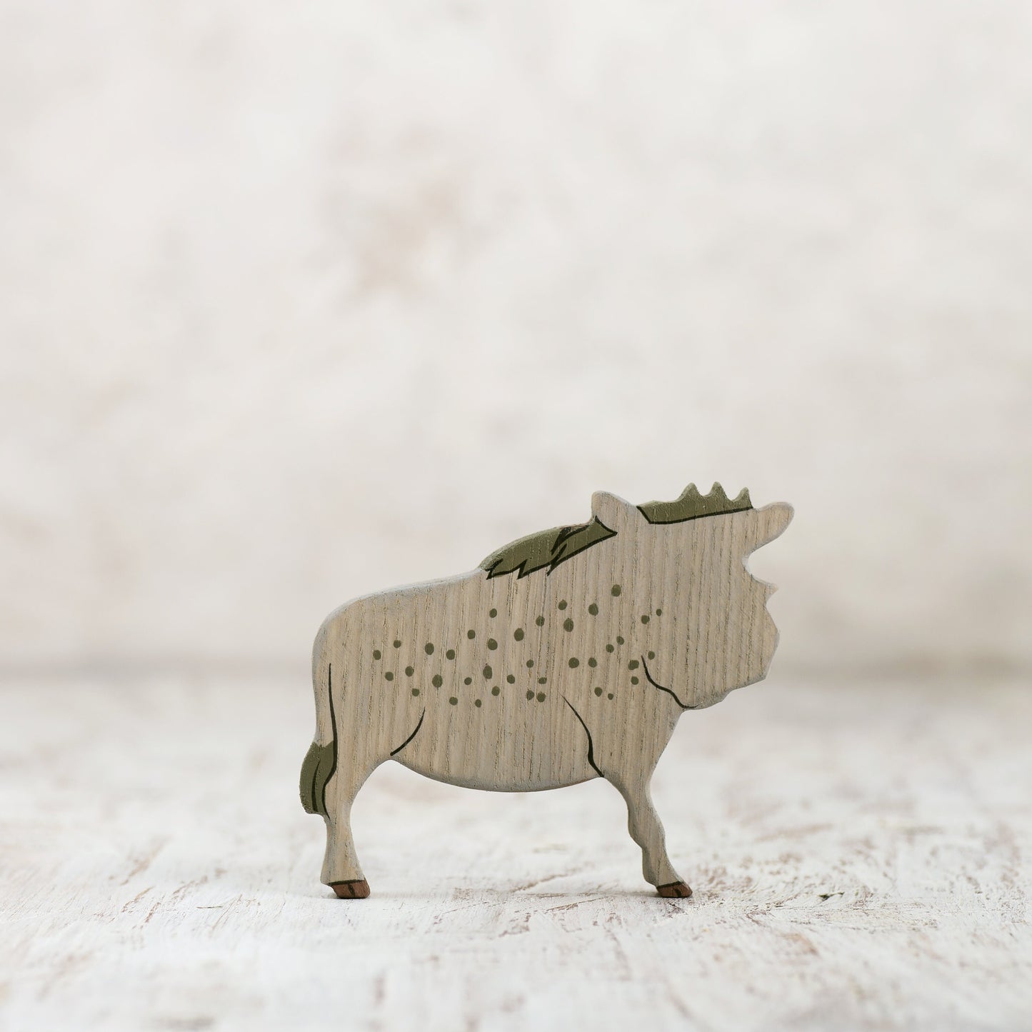 Wooden Warthog Figurine