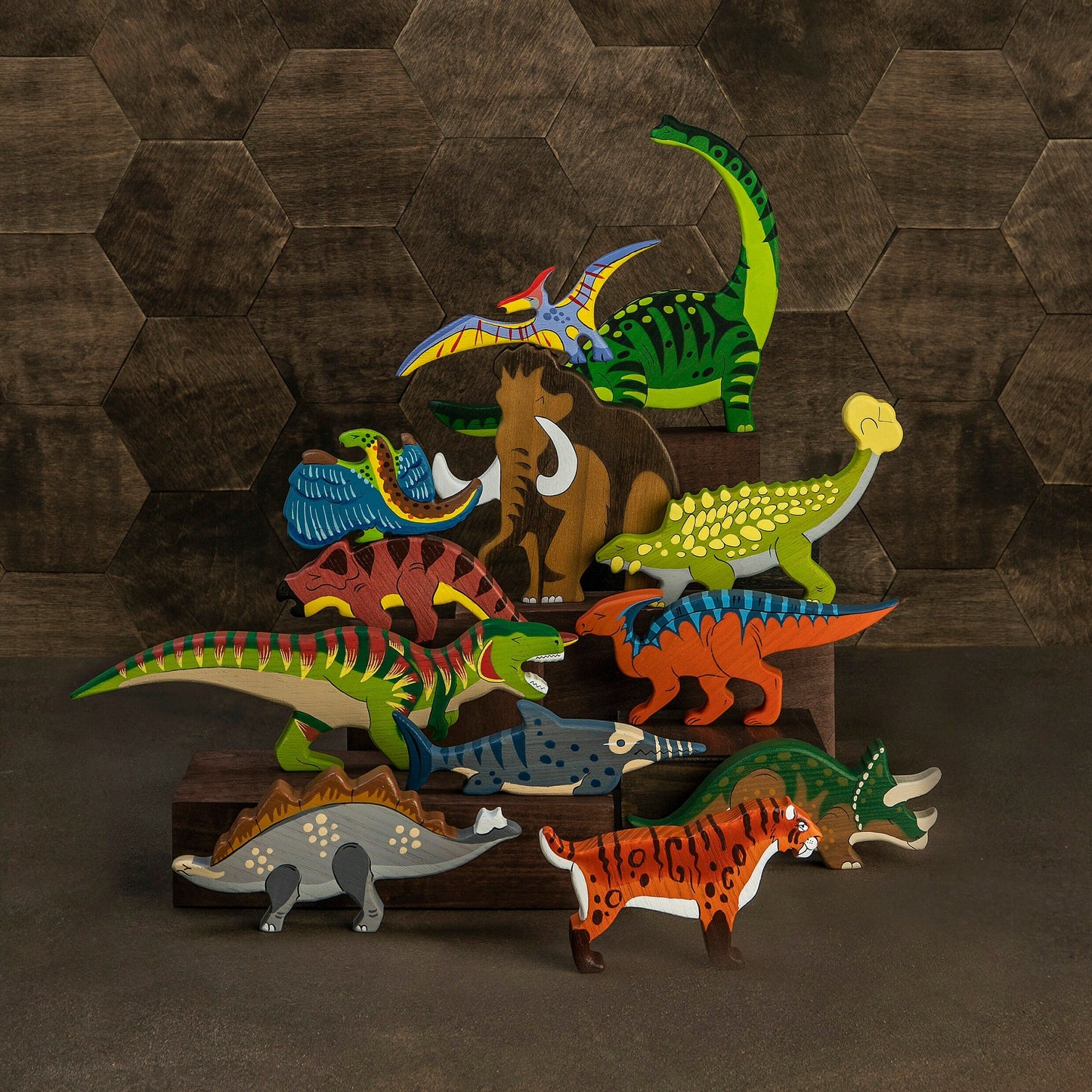 Wooden Archaeopteryx Toy
