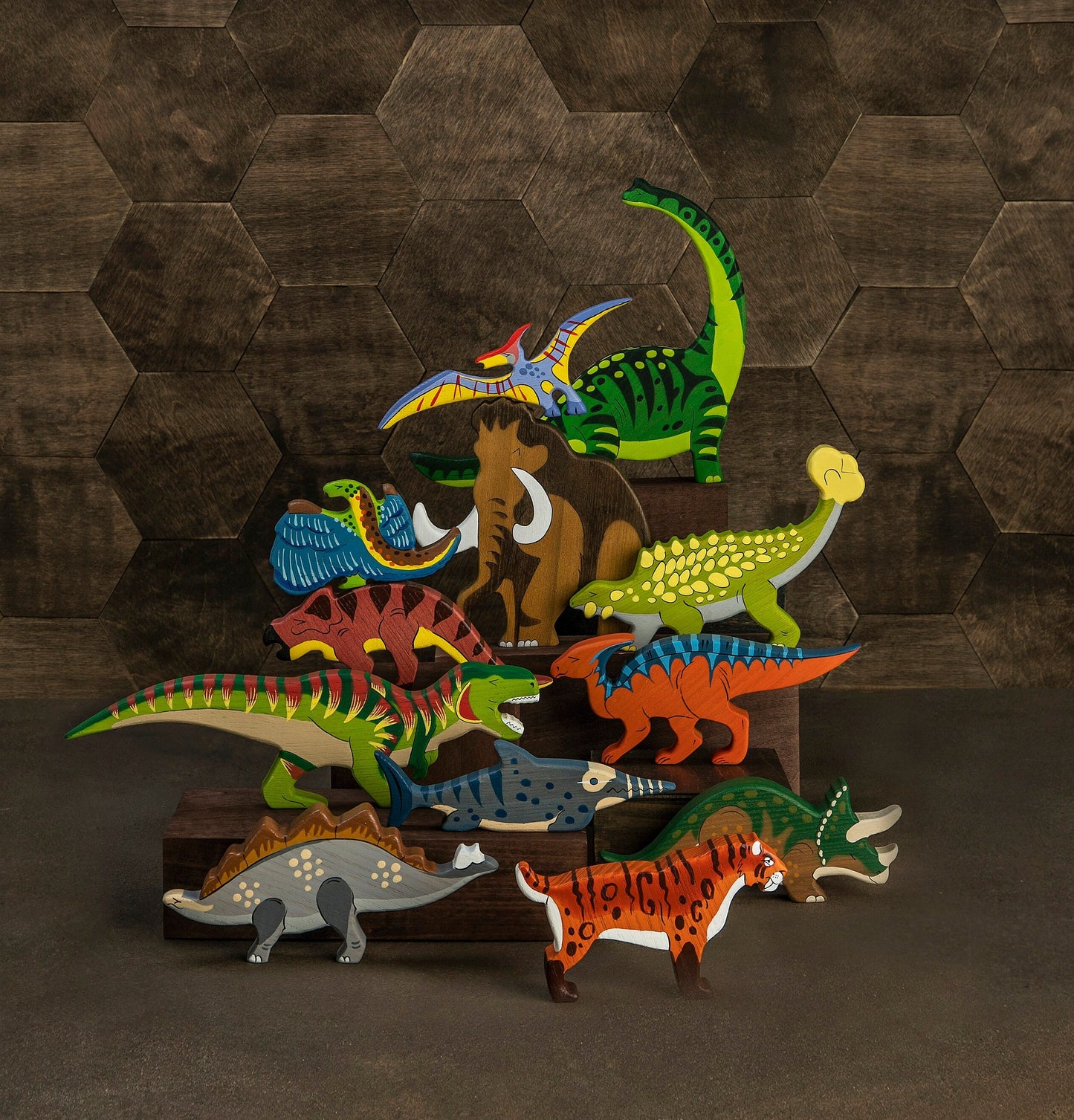 Wooden Ichthyosaurus Toy