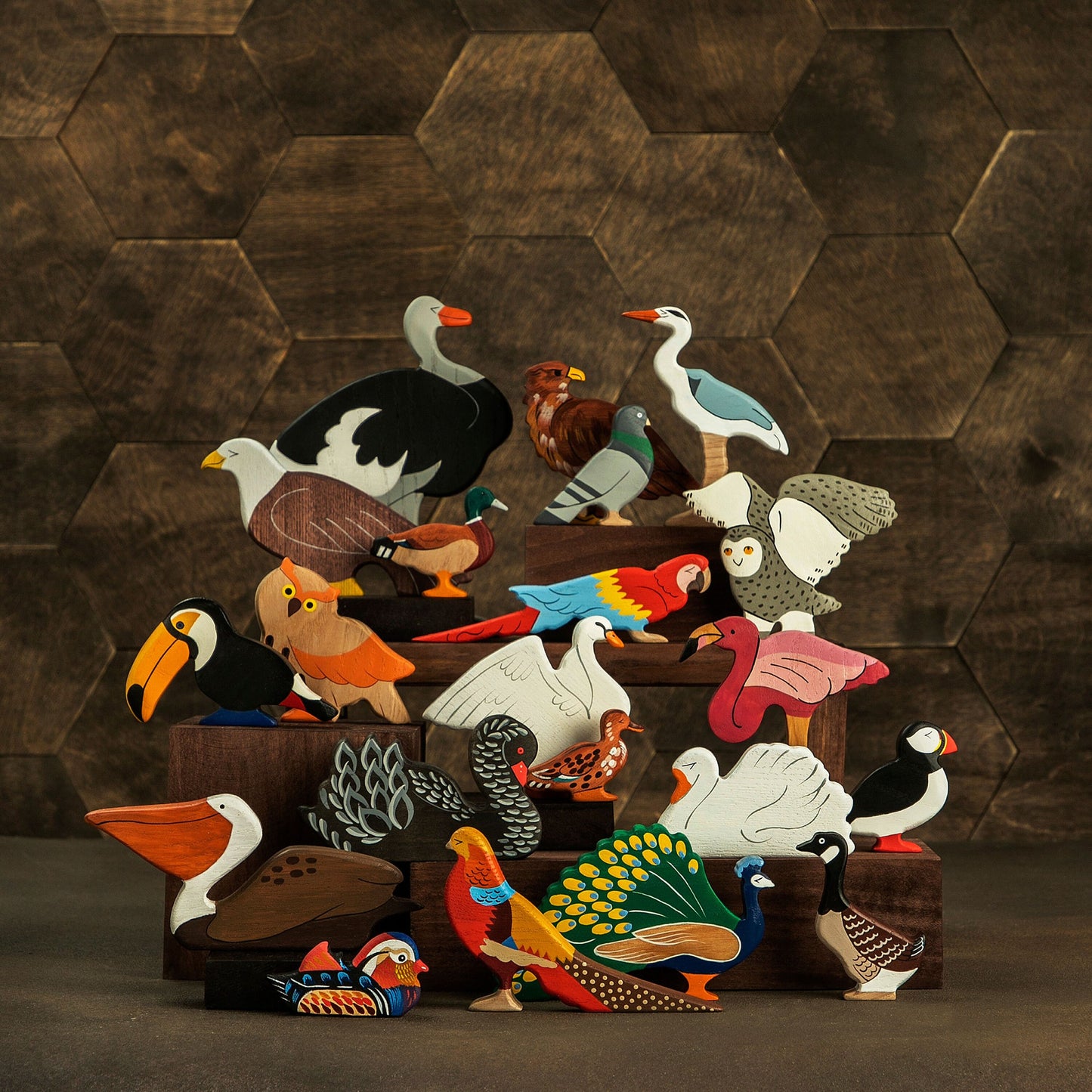 Wooden Toucan Toy