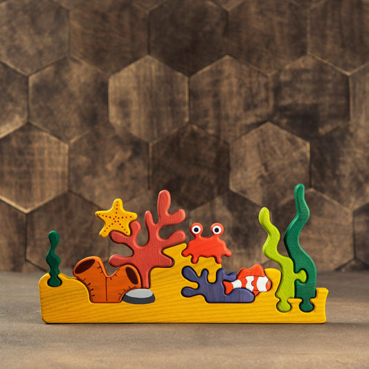 Wooden Coral Reef Puzzle