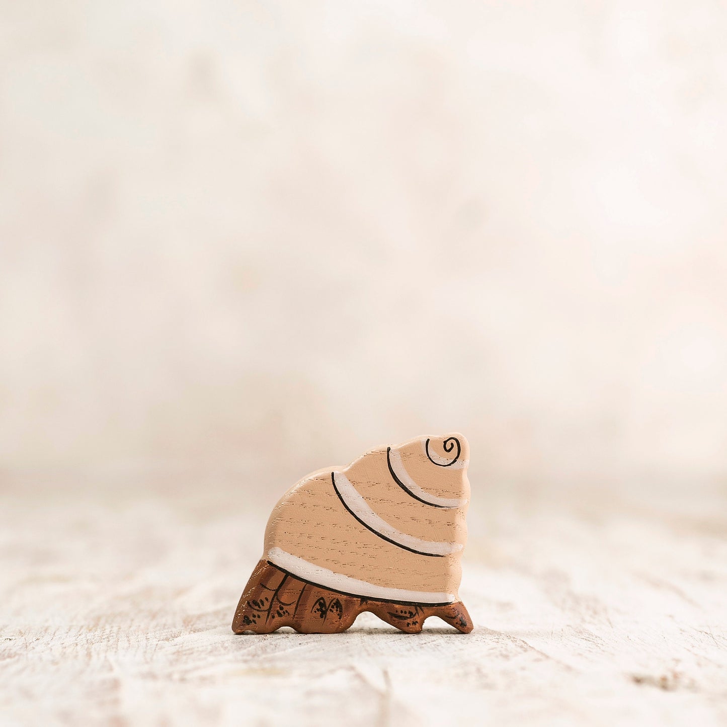 Wooden Hermit Crab Toy