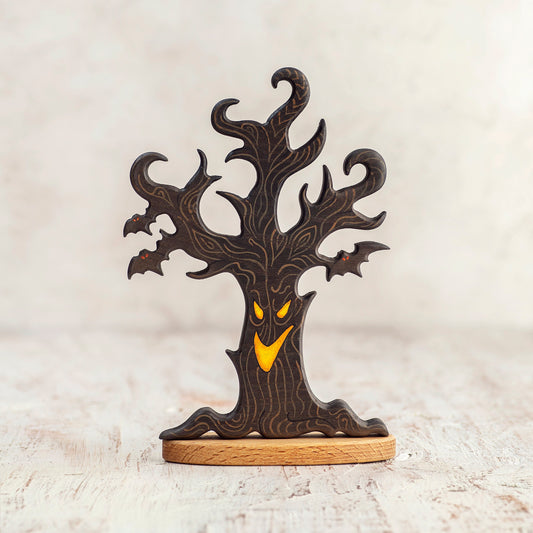 Wooden Halloween Tree