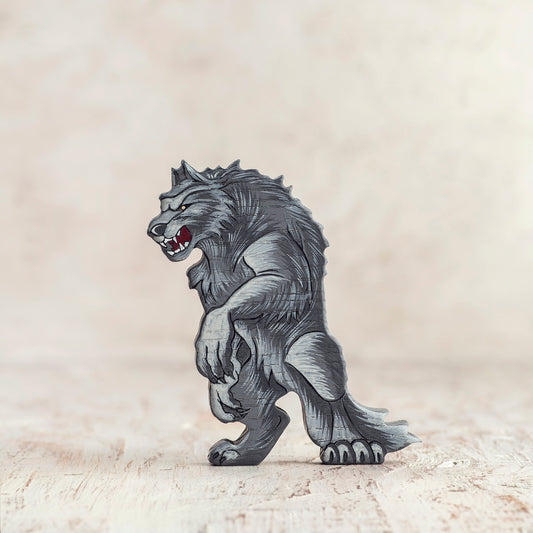 Wooden Werewolf Toy