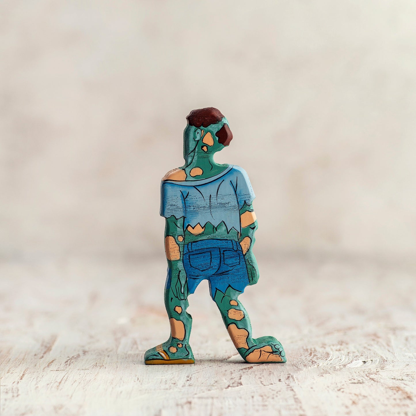 Wooden Zombie Toy