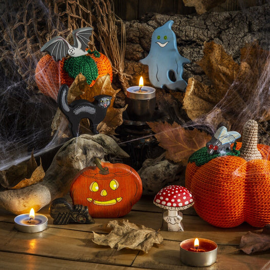 Wooden Halloween Set