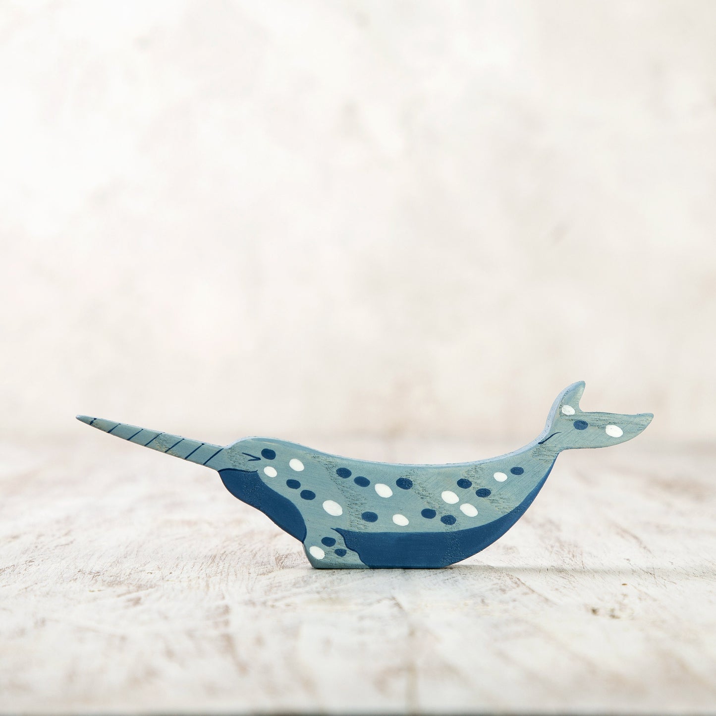 Wooden Narwhal Toy